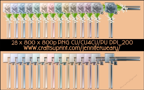 Rose Plain Corners-Neutral