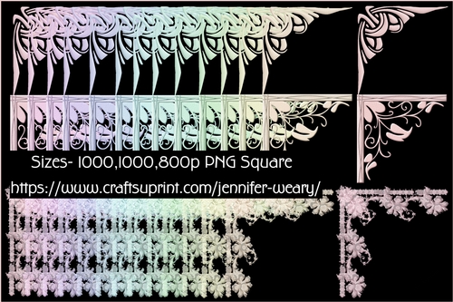 Candy Floss Corner Set 1