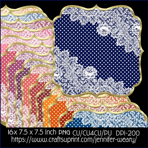 Dots n Lace Mats-Outback Sunsets