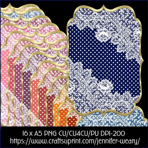 Dots n Lace A5 Mats-Outback Sunsets