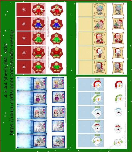  Christmas Gift Tag Sets 2