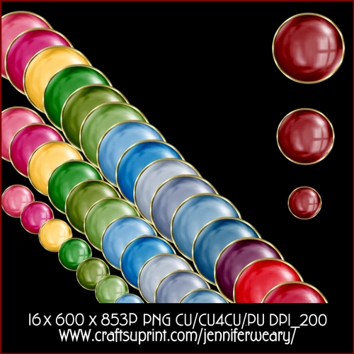 3 Pearls Gold Borders-christmas Time 2