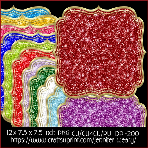 Glitter Mats-Birthstone