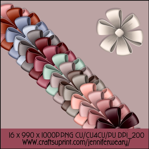 20 Dusty Bows
