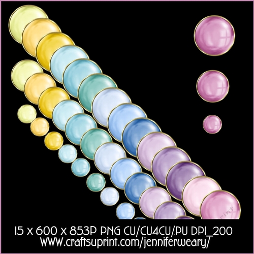 3 Pearls Gold Borders-Romantic