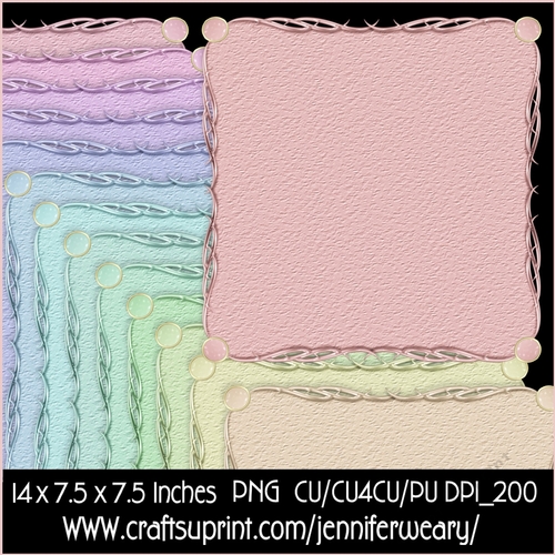 Brad corner Mats-Candy Floss