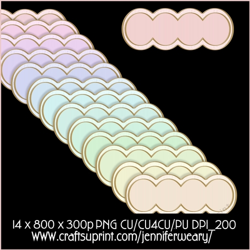 21 Candy Floss Sentiments