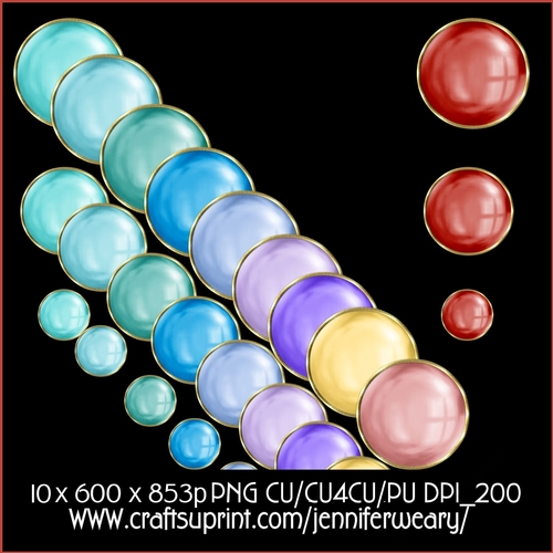 3 Pearls Gold Borders-Jolly Christmas