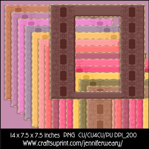 Ribbons Lace Frames-Cherry Blossoms