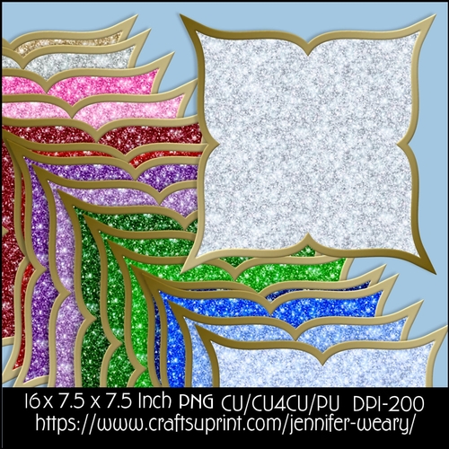 Glittering Mats-Christmas Time
