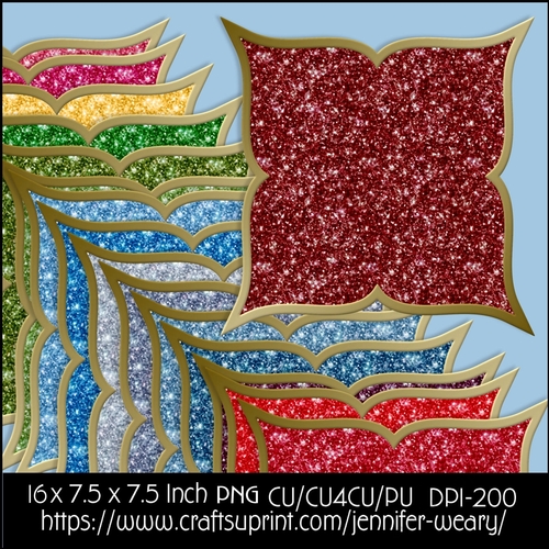 Glittering Mats-Christmas Time 2