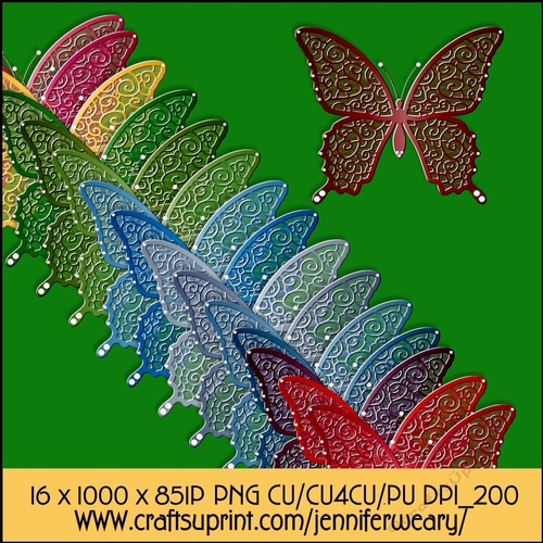 Glittering Butterfly Pearls-Christmas Time 2