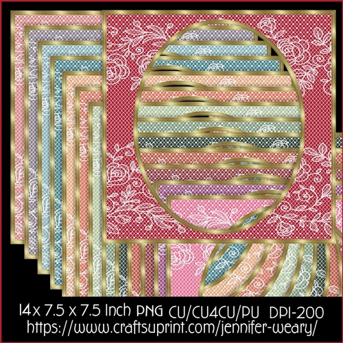 Lace with Roses Frames-Succulants Bright