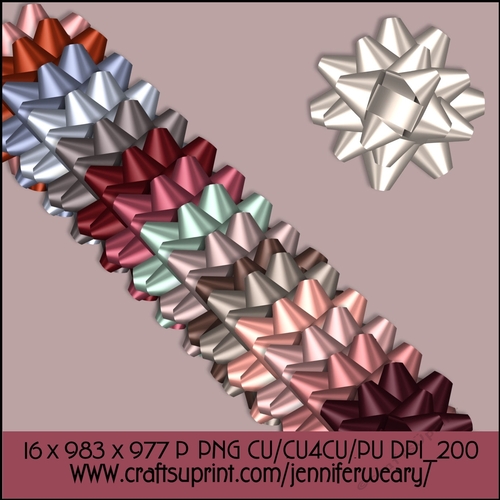 Dusty Deco Bows