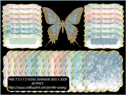 Snowy Mats n Tag sets-Succulants