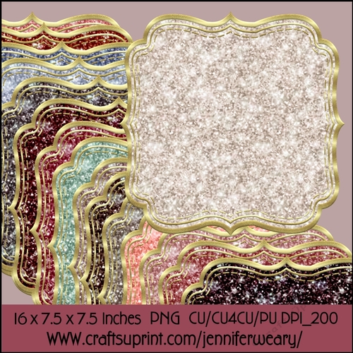 glitter Mats-Dusty