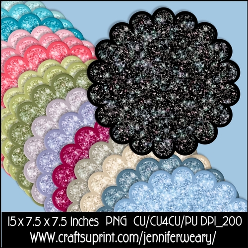 20 Glittering Mats