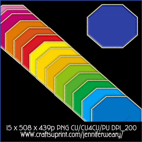 colorful badges