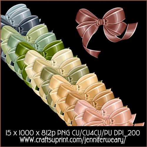 Beige Bows 10