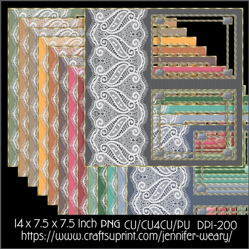 Laced Textured Frames 2-Cozy