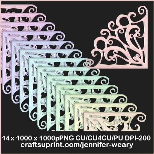 22 Candy Floss Corners