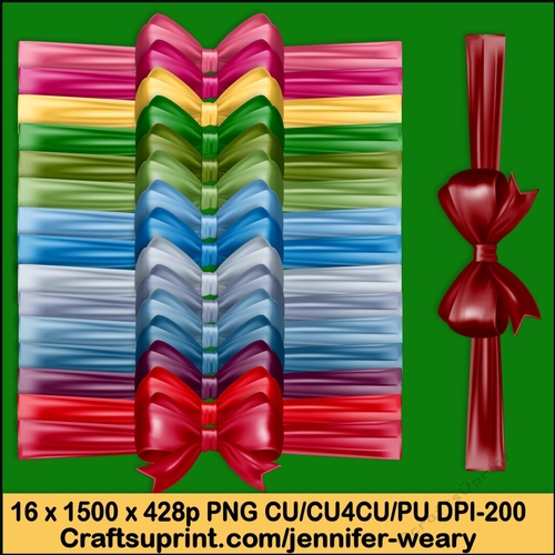 Christmas Time 2 Bows 4 