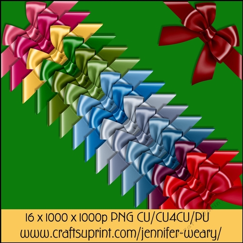 Christmas Time 2 Bows