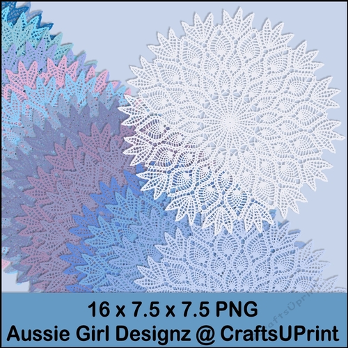 Elegance Doily Mats-Winter Wonderland
