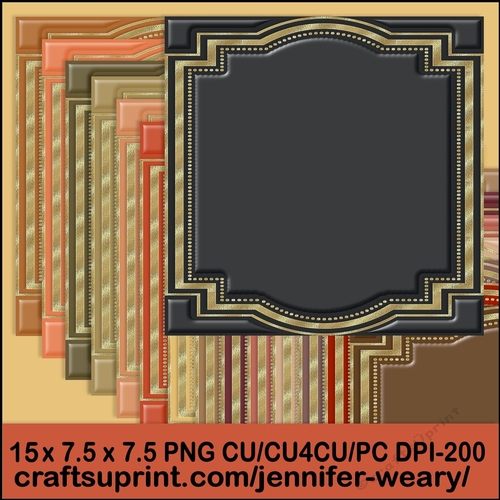 Gold Inlay Backgrounds-Woodlands