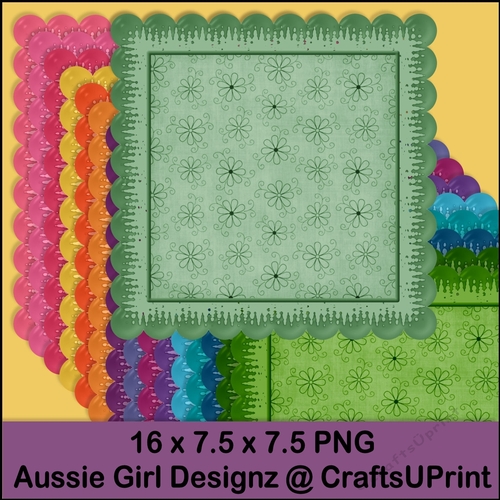 Daisy Easter Mats