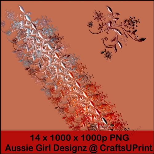 Flamingo Feather Ornaments
