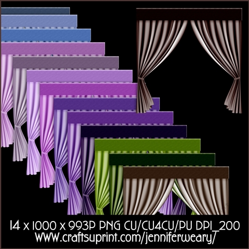 Tie Back Curtains-Lavender Fields