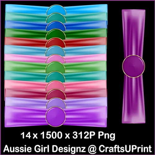 Ribbon Wrap Set with Brads-Christmas Wishes