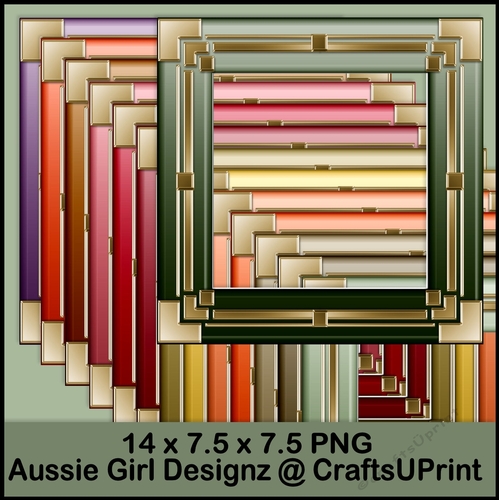 Golden Ombrae Frames-Autumn Fall Light 