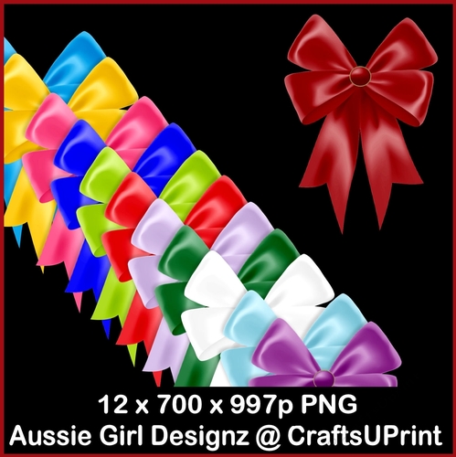 20 Birthstone Bows