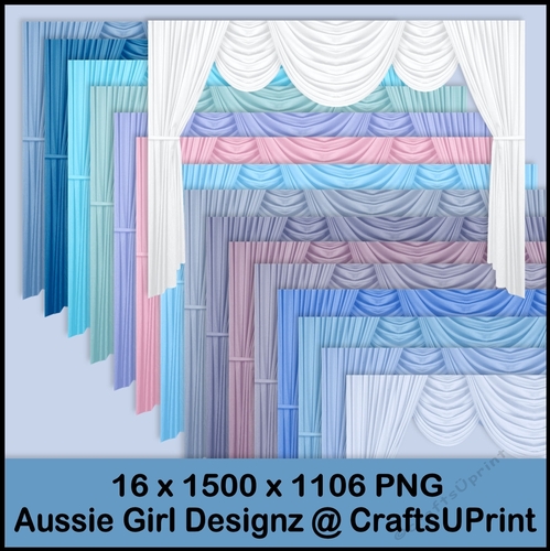Tie Back Curtains 2-Winter Wonderland