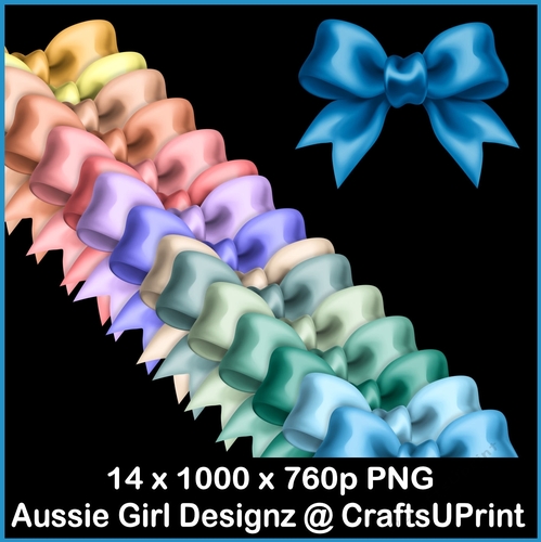 23 Tranquil Day bows