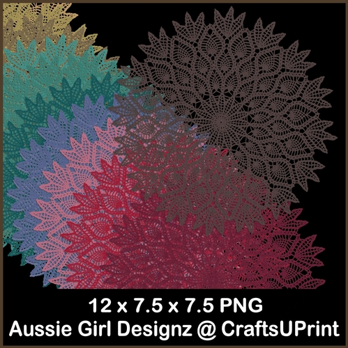 Elegance Doily Mats-Christmas Joy