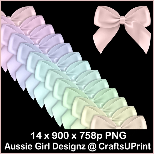 23 Candy Floss Bows 2