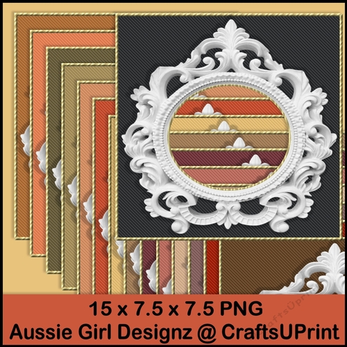 Ceramic Frame Background -Woodlands