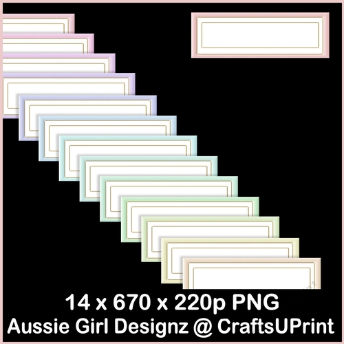Gold Glittering Tags-Candy Floss