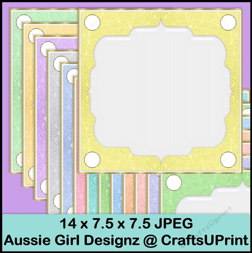 Raised Up Glassy Mat Backgrounds-Spring Light