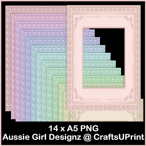 2 Candy Floss A5 Frames 5