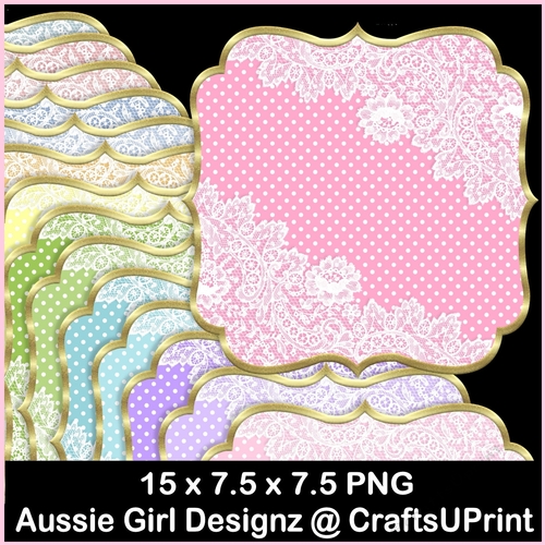  Dots n Lace Mats-Easter Morn