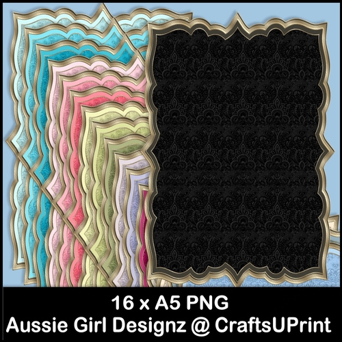 Glittering A5 Mats