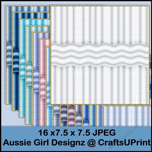 Wave n Stripe Backgrounds-Winter Wonderland 