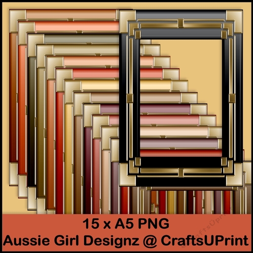 Golden Ombrae A5 Frames-Woodlands