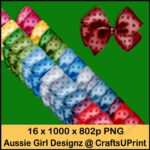 24 Christmas Time 2 Bows 6