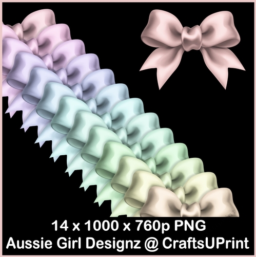 23 Candy Floss Bows