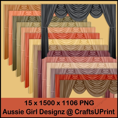 Tie Back Curtains 2-Woodlands